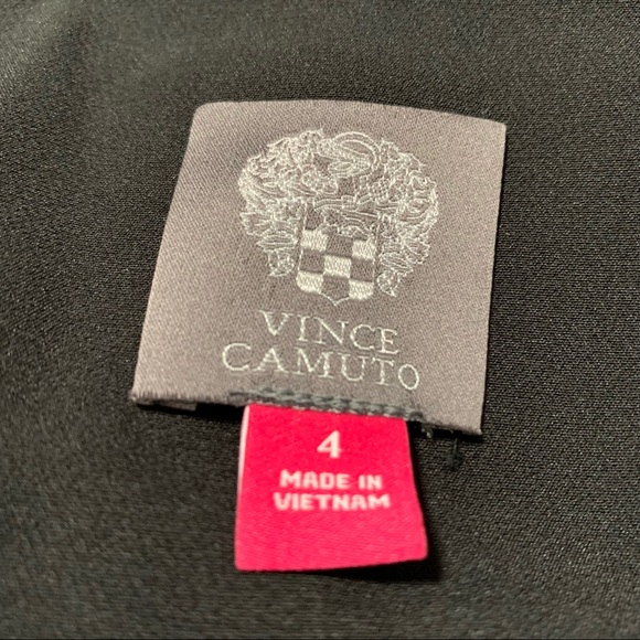 Vince Camuto Women’s of the Shoulder Black Long Dress Size 4 NWOT. - Picture 8 of 11